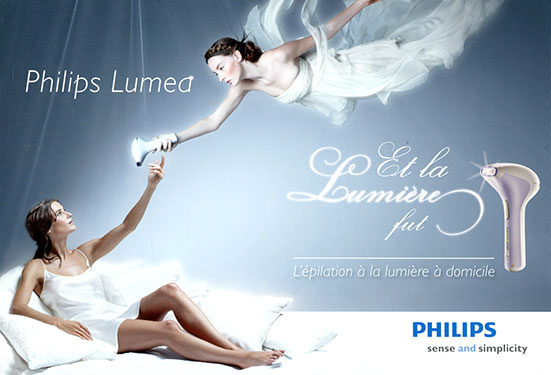 advertising / Philips Lumea